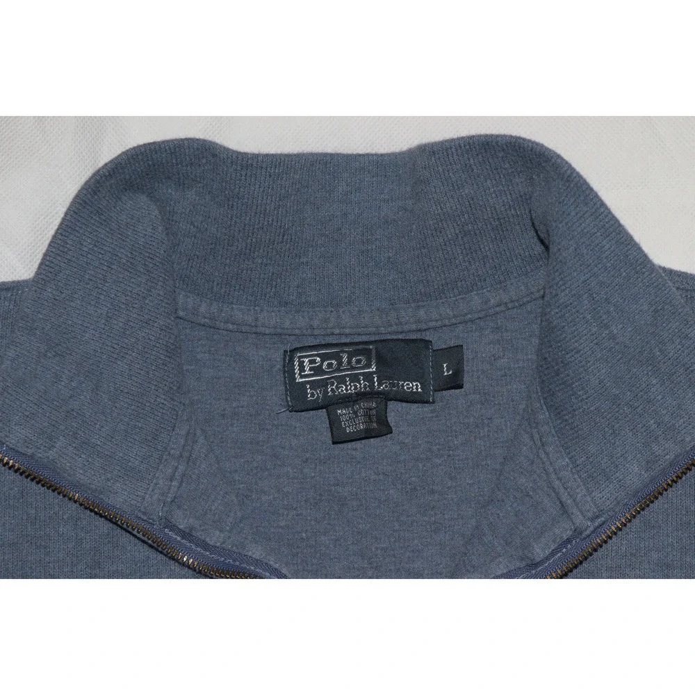 Polo Ralph Lauren Men's Long Sleeve 1/4 Zip Pullover Sweatshirt Size‎ Large